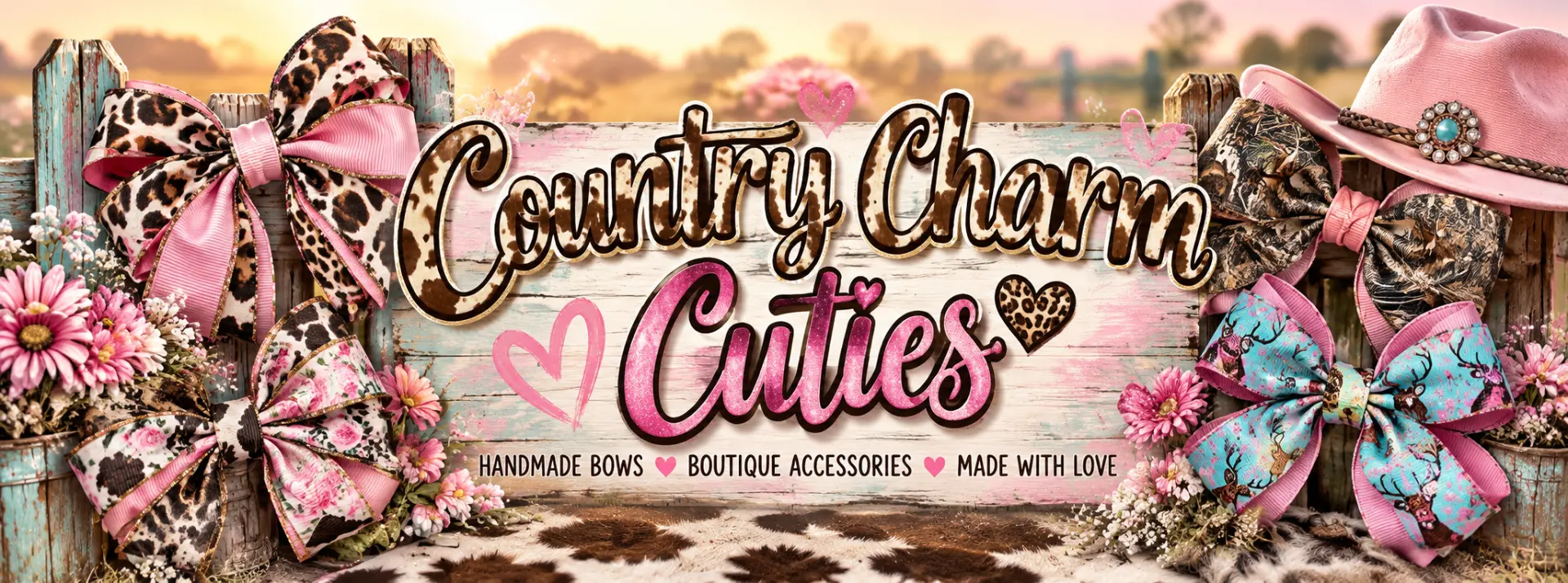 Country Charm Cuties handmade bows and boutique accessories